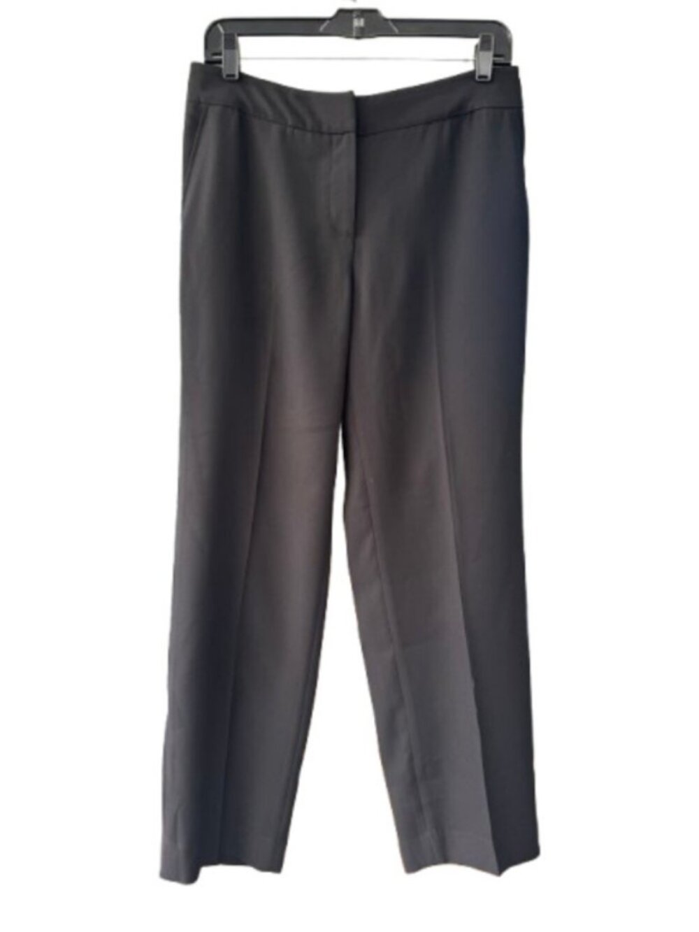 Armani Collezioni tailored straight leg dress pants black women's size 44